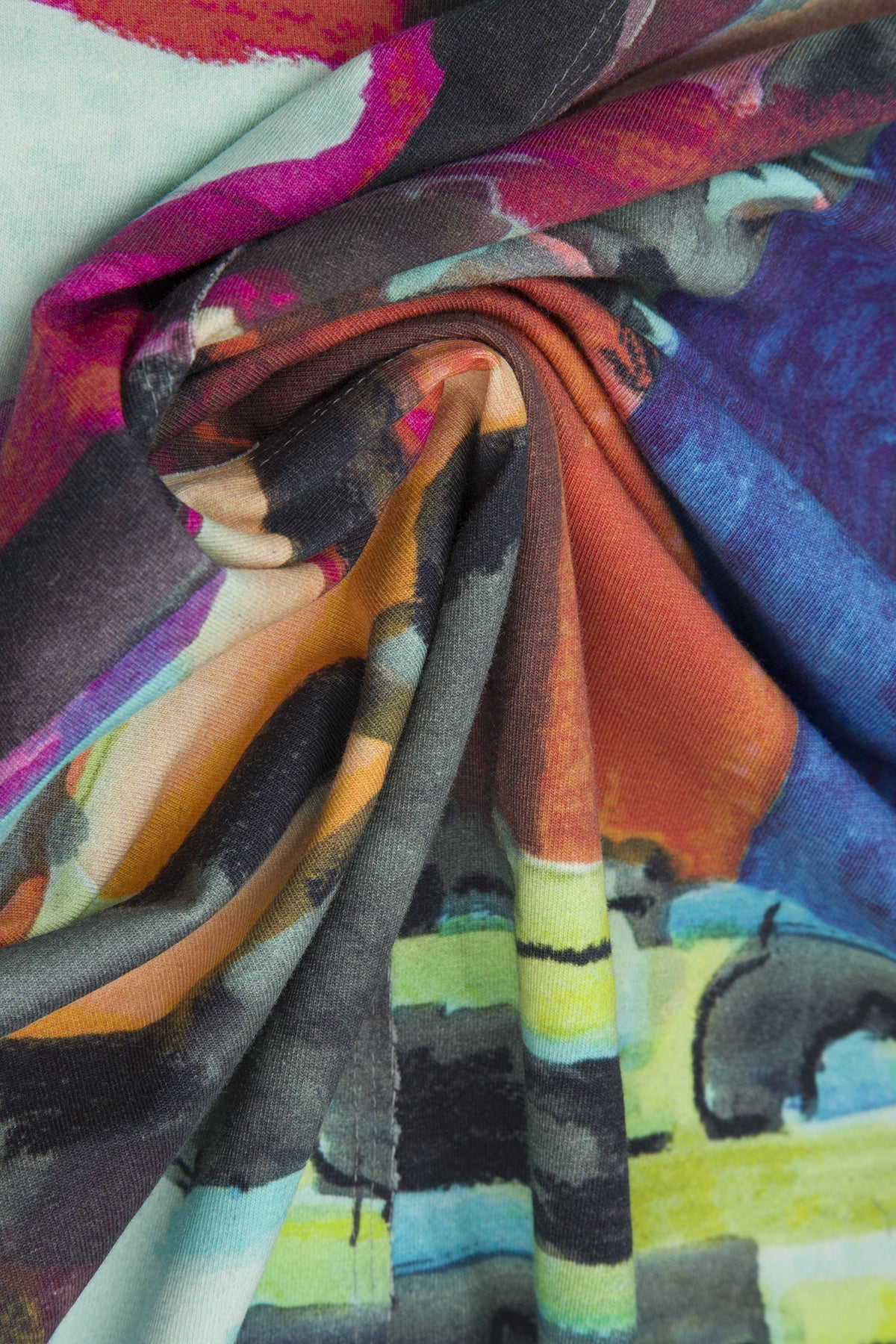 Abstract Cotton Tunic Top 5