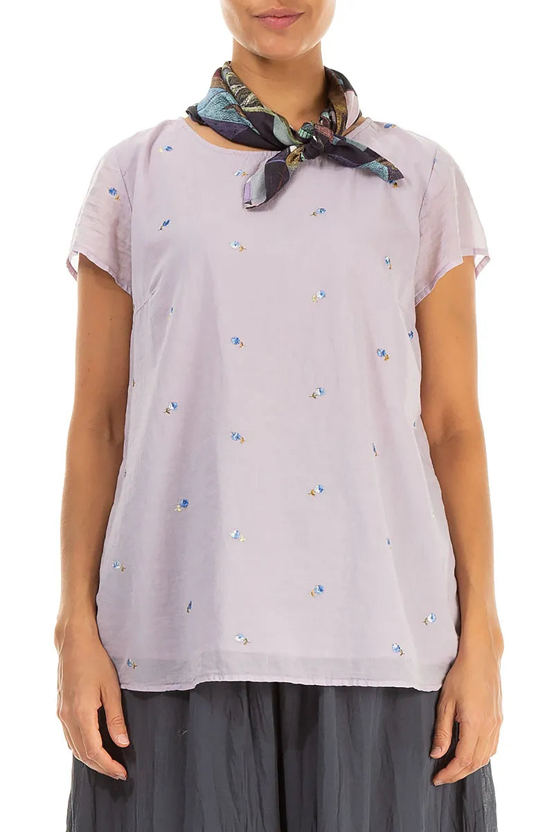 Art Mosaic Silk Bamboo Square Scarf 1