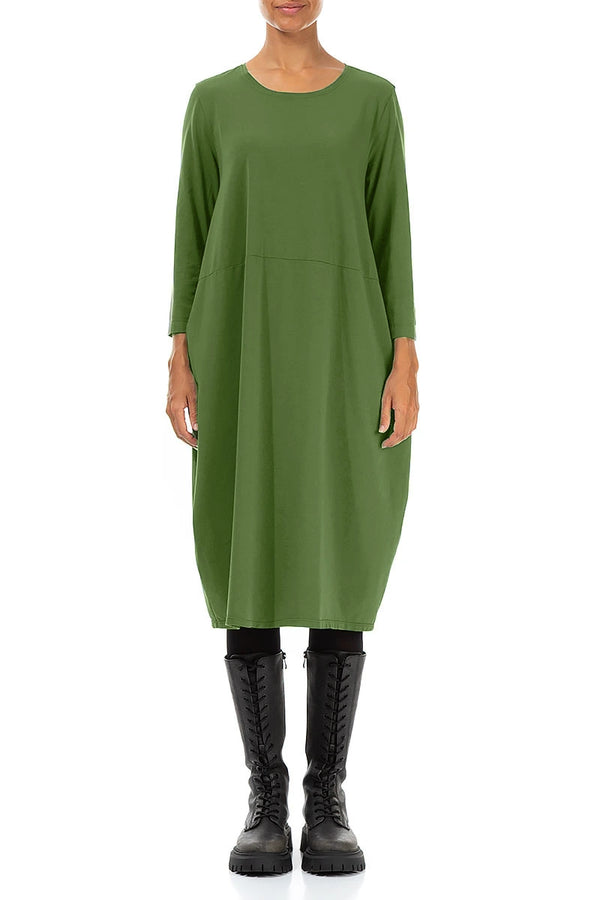 Balloon Shamrock Green Cotton Dress 1