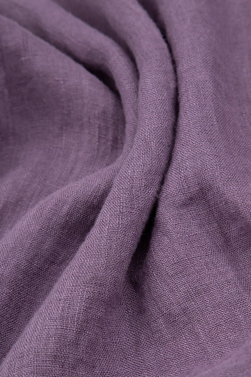 Boxy Amethyst Linen Jacket 5