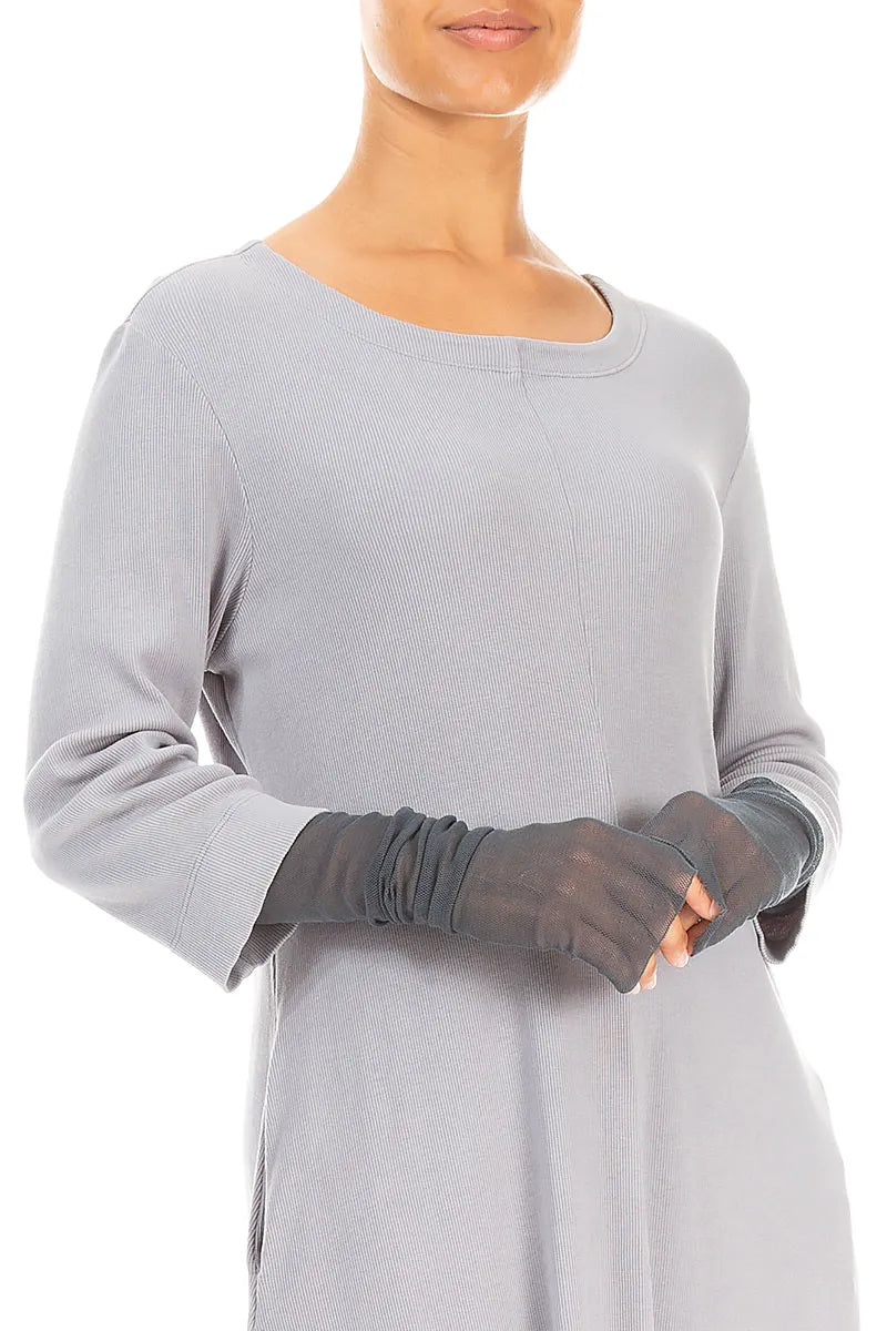 Charcoal Mesh Soft Cotton Wristlets 3