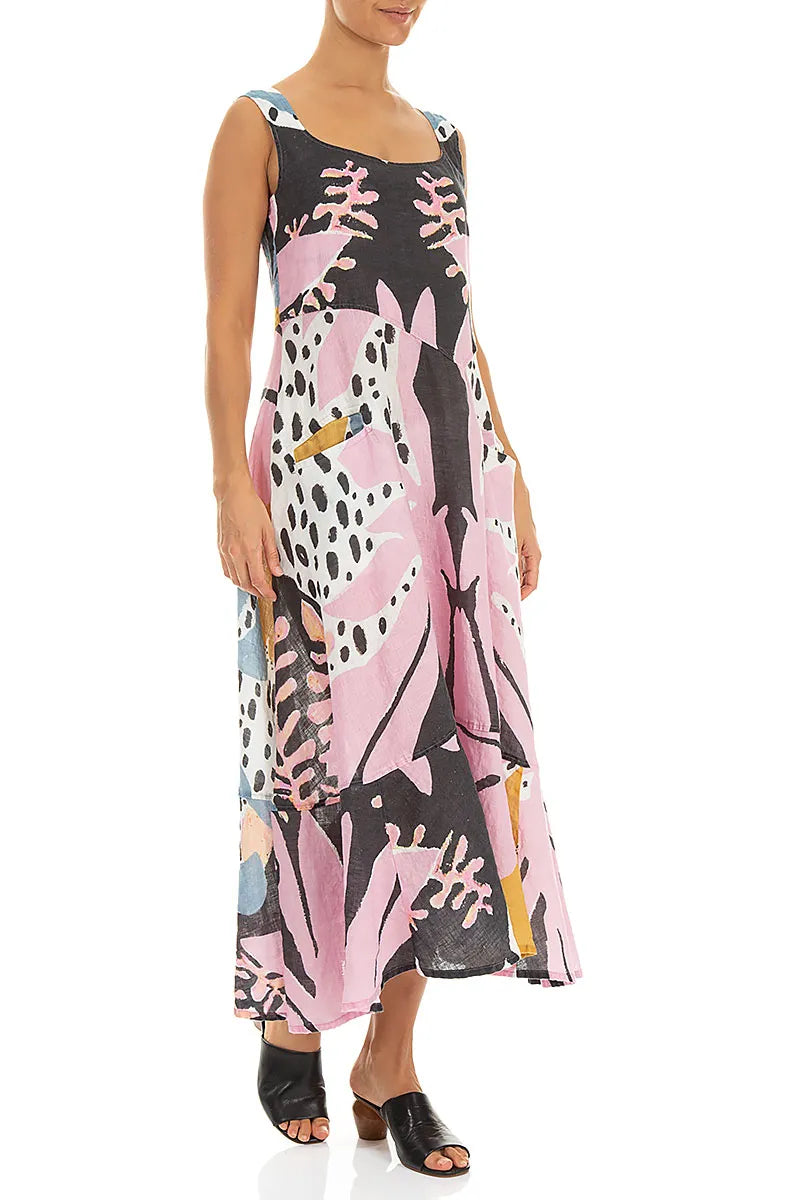 Desert Bloom Linen Dress 4