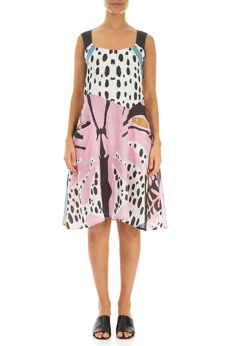 Desert Bloom Linen Midi Dress 1