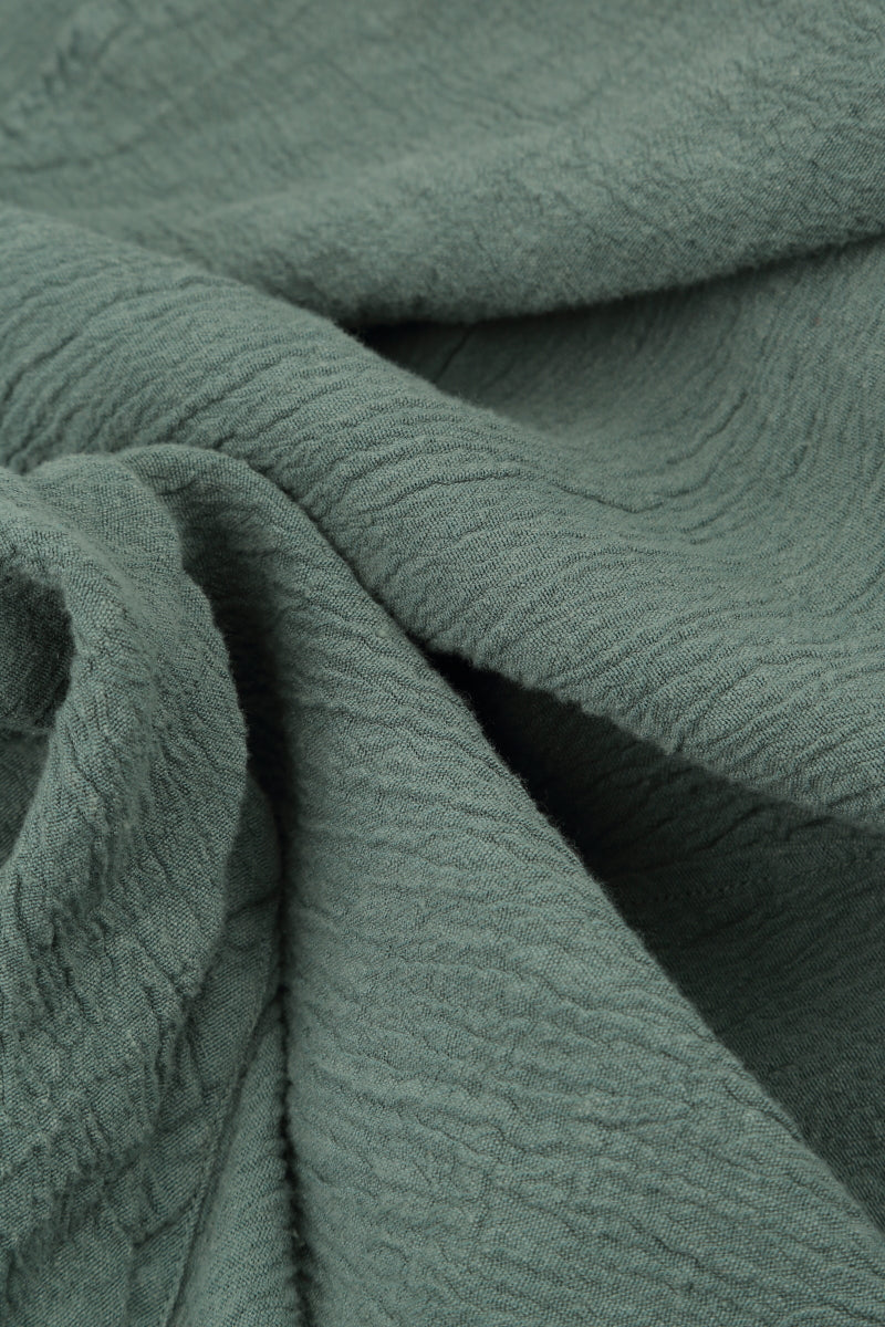 Flap Pocket Sage Linen Viscose Jacket 5