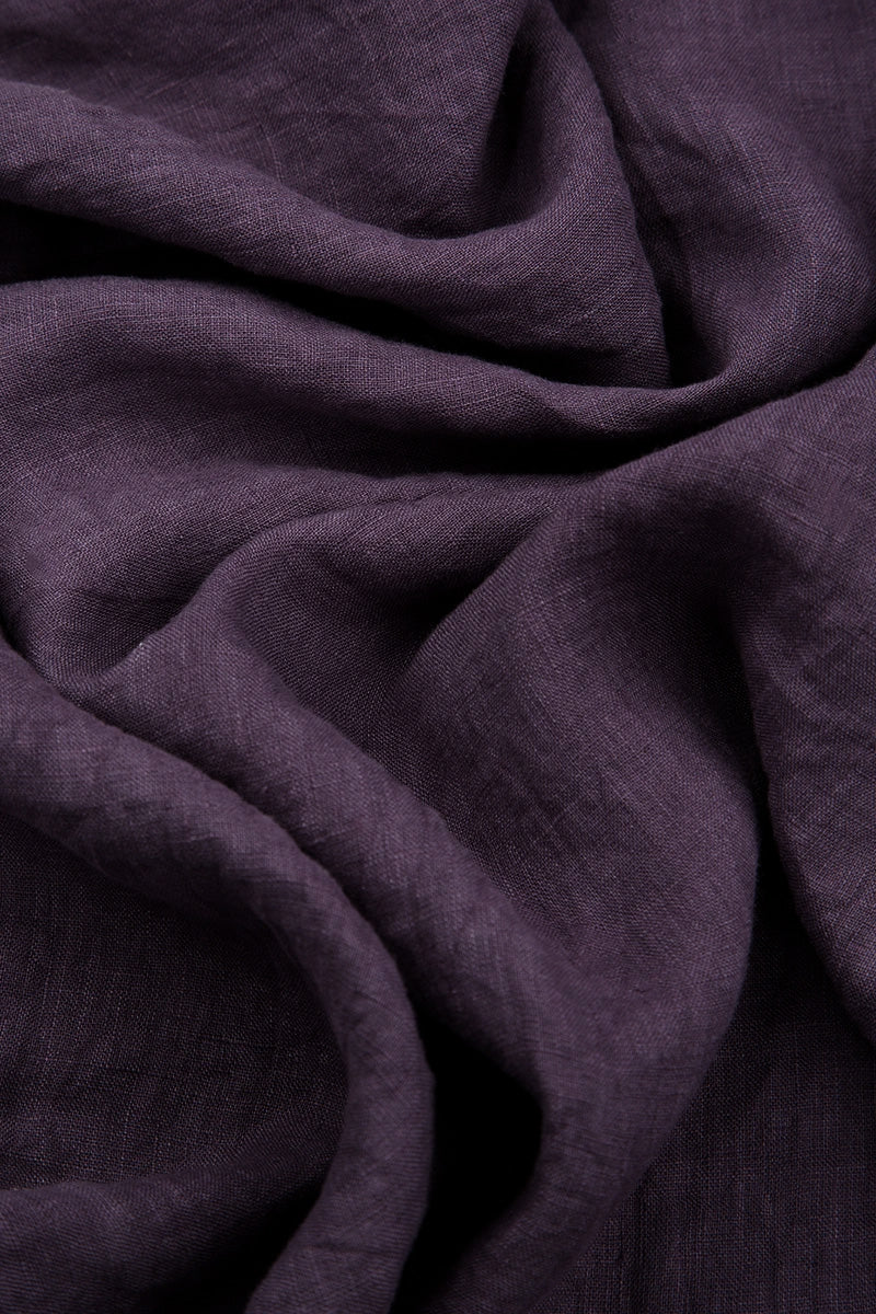 Flared Amethyst Linen Shirt 6