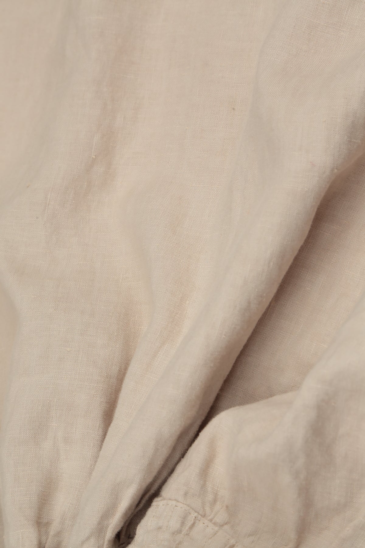 Flared Beige Linen Shirt 6