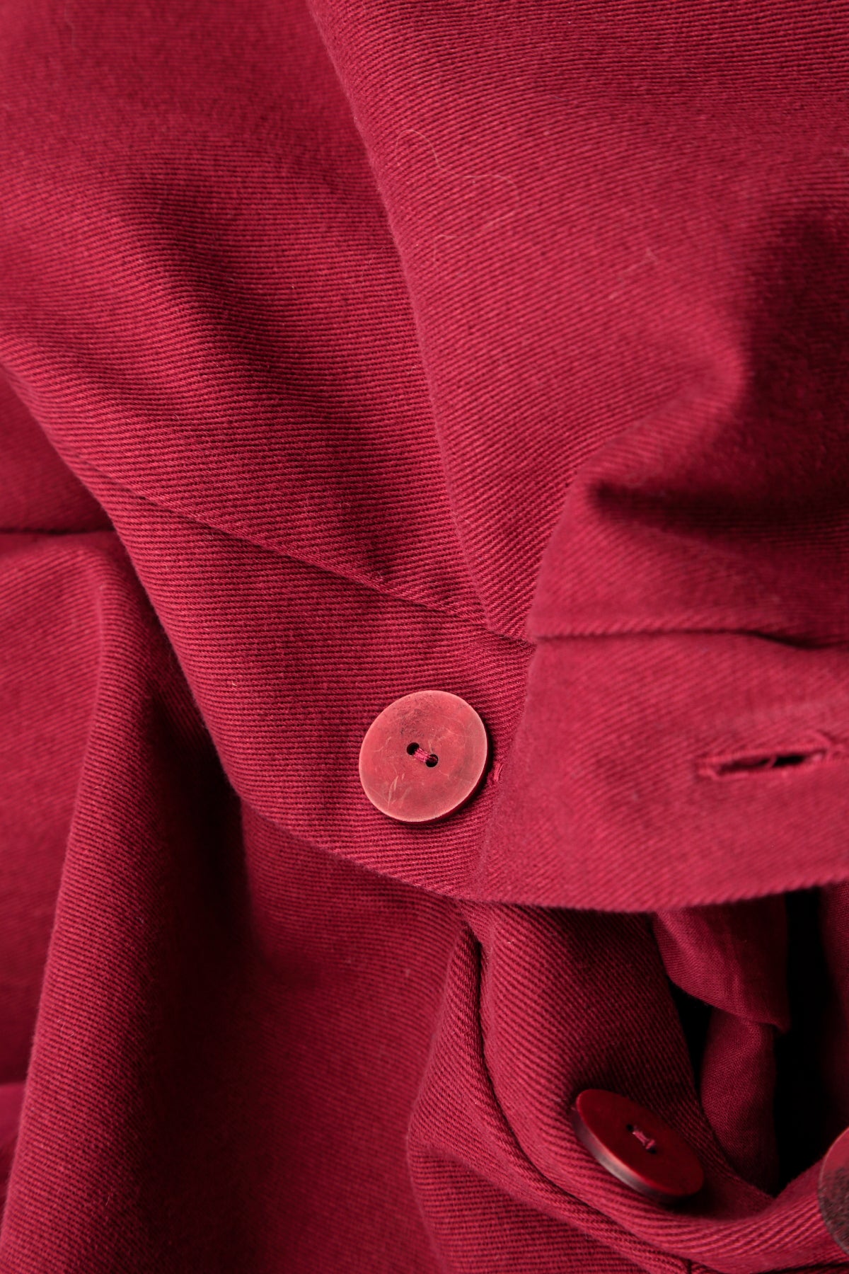 Hooded Oversized Ruby Stretch Cotton Coat 7