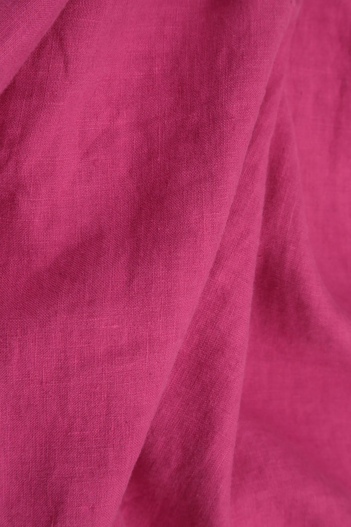 Sleeveless Balloon Fuchsia Linen Dress 5