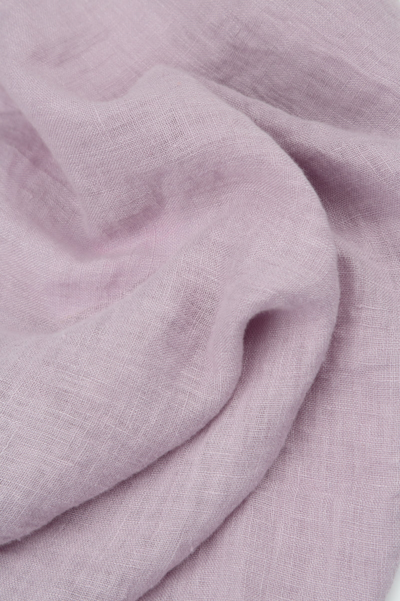 Layered Sleeveless Lilac Gauze Linen Top 5