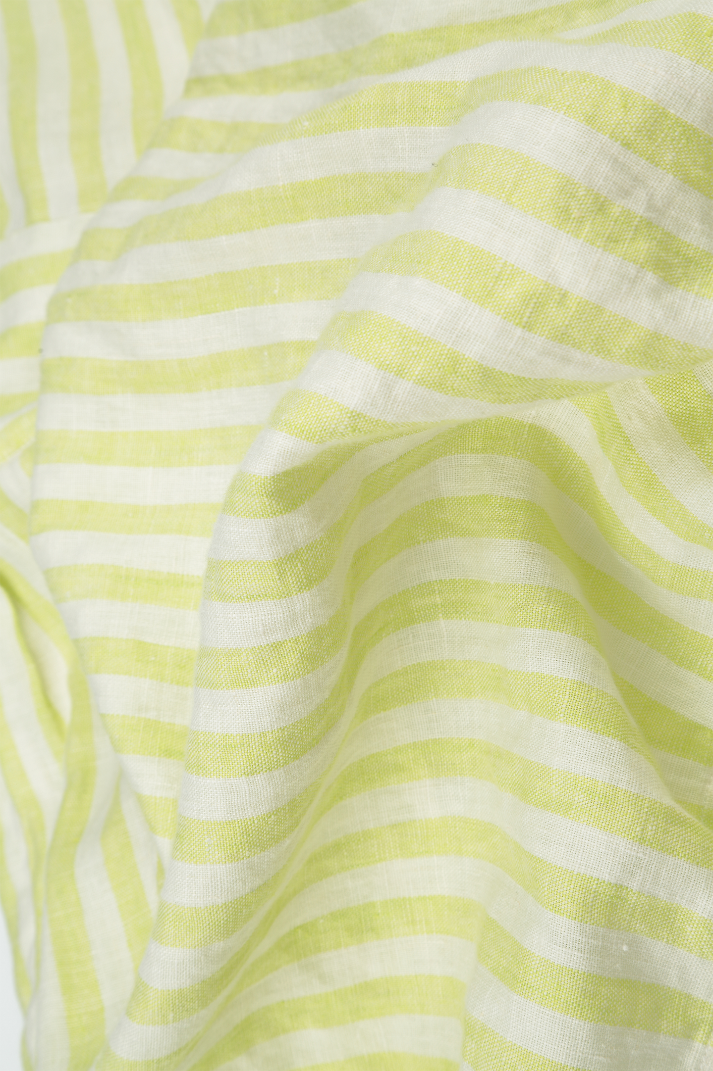 Lime Striped Linen Overlay Jacket 6