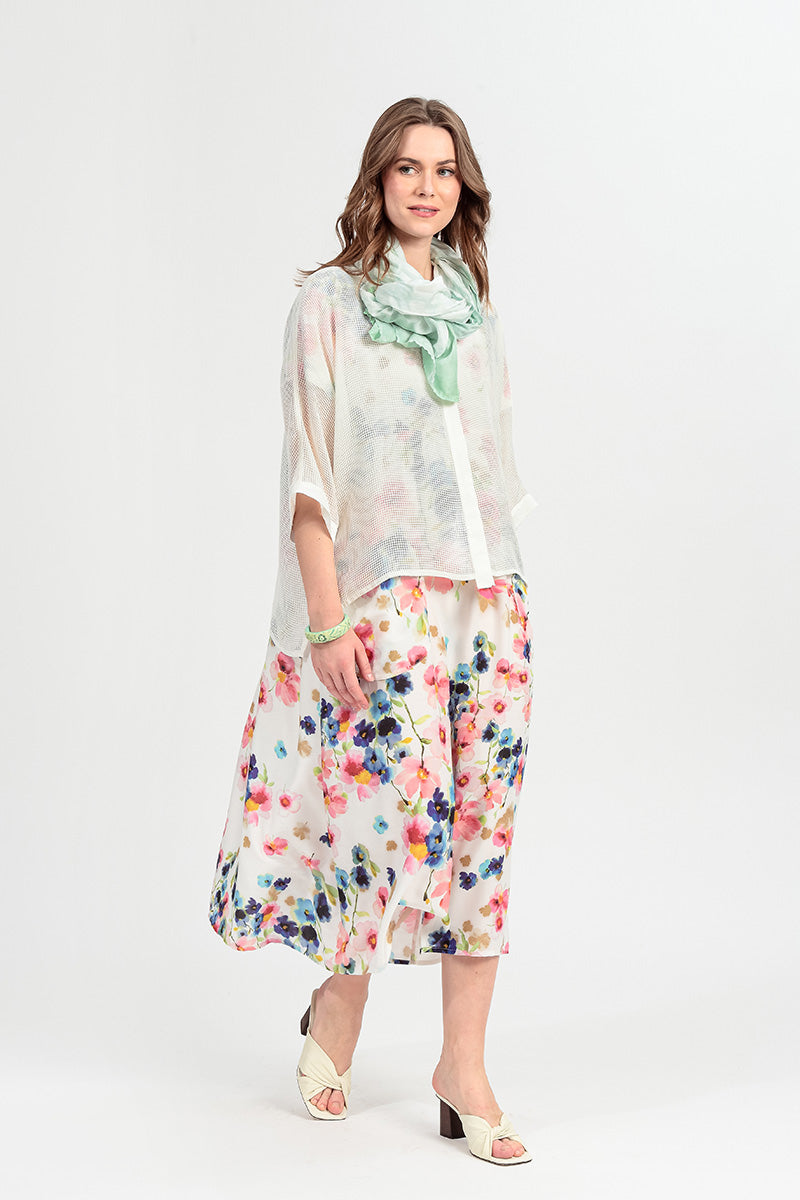 Liquid Sea Mist Pure Silk Scarf 5