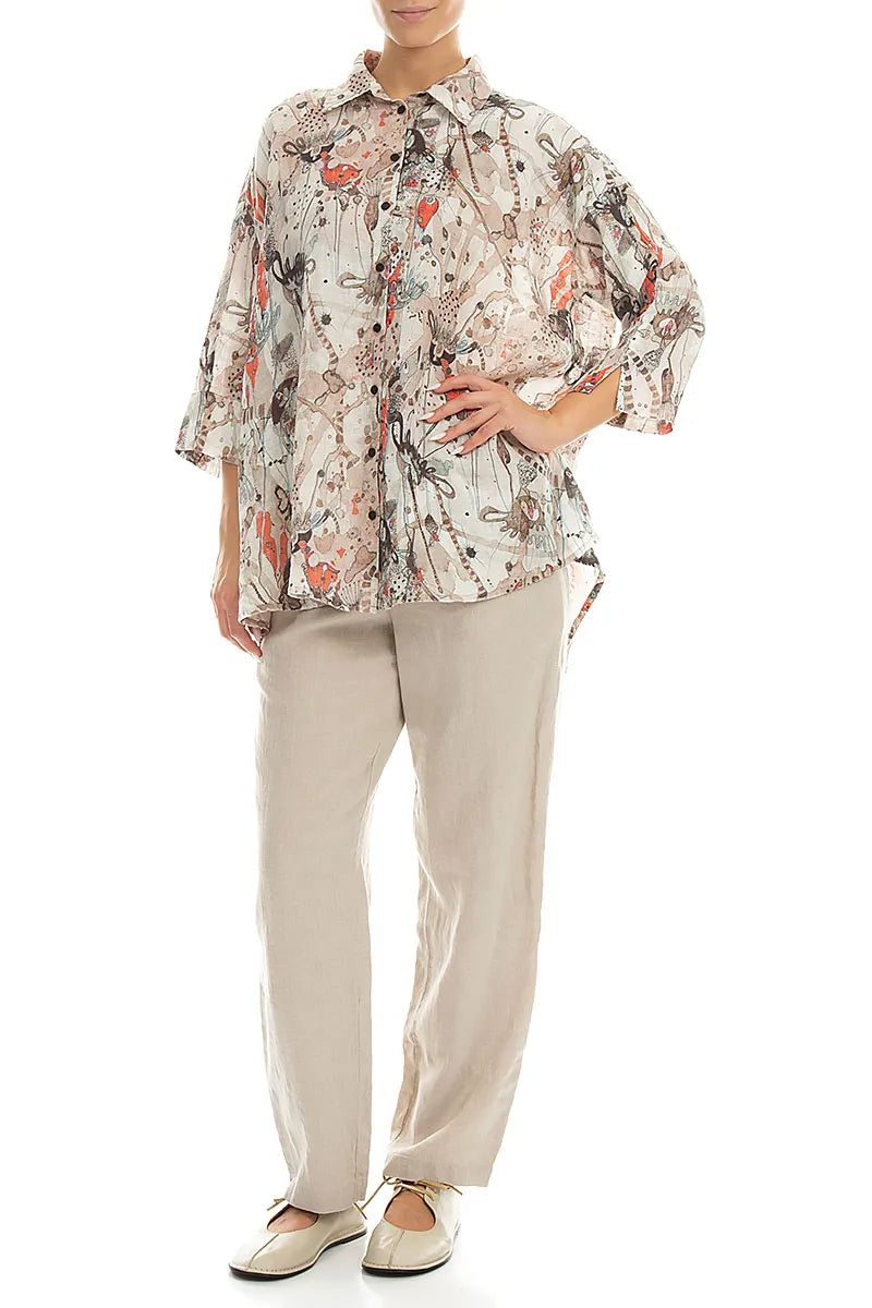 Loose Savannah Linen Shirt 4