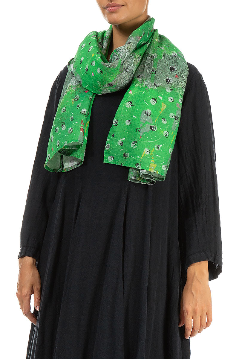 Meadow Linen Scarf 3