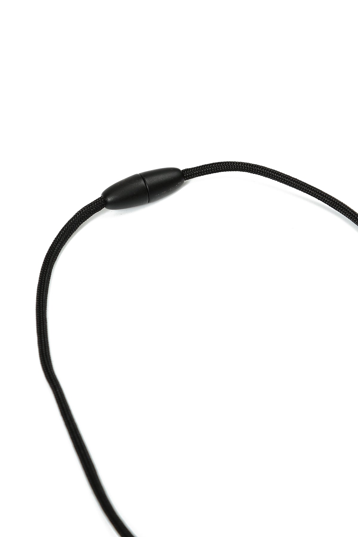 Noir Balance Black Rubber Necklace 4