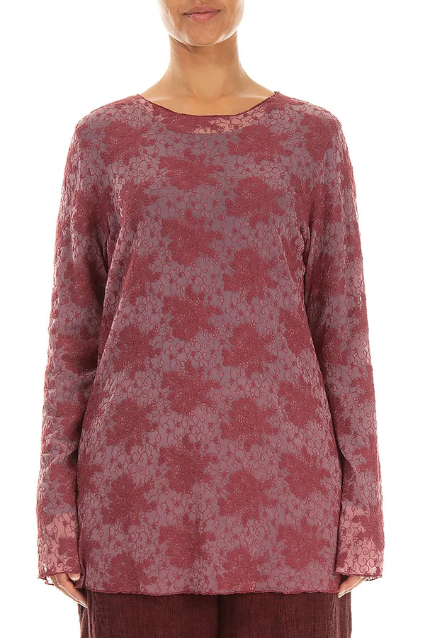 Ruby Floral Cotton Lace Blouse 1