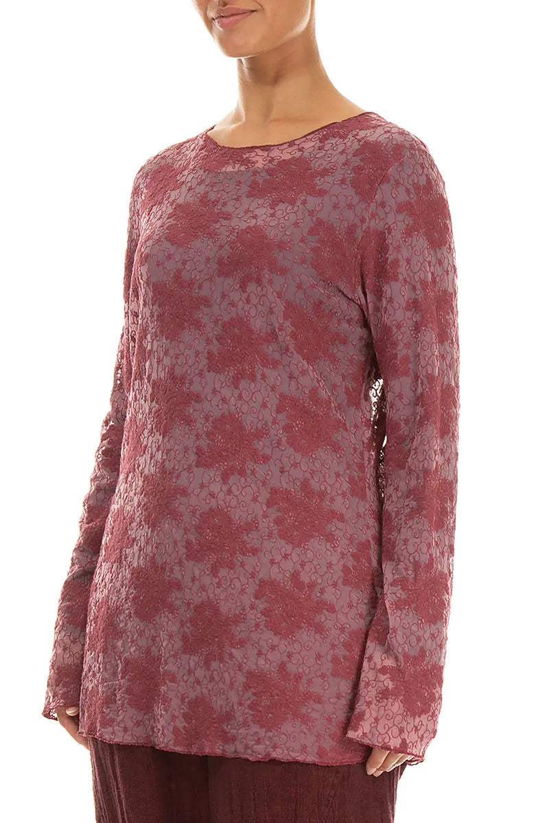 Ruby Floral Cotton Lace Blouse 3