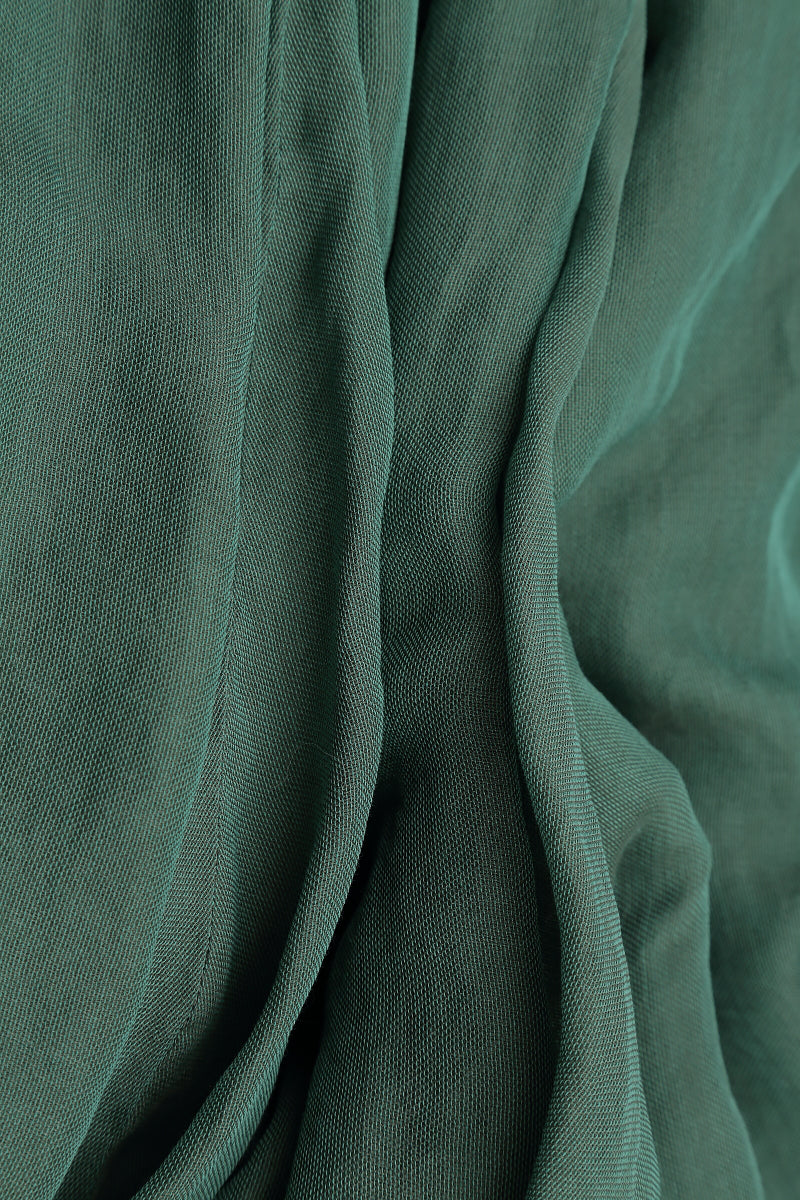 Sage Silk Cotton Scarf 4