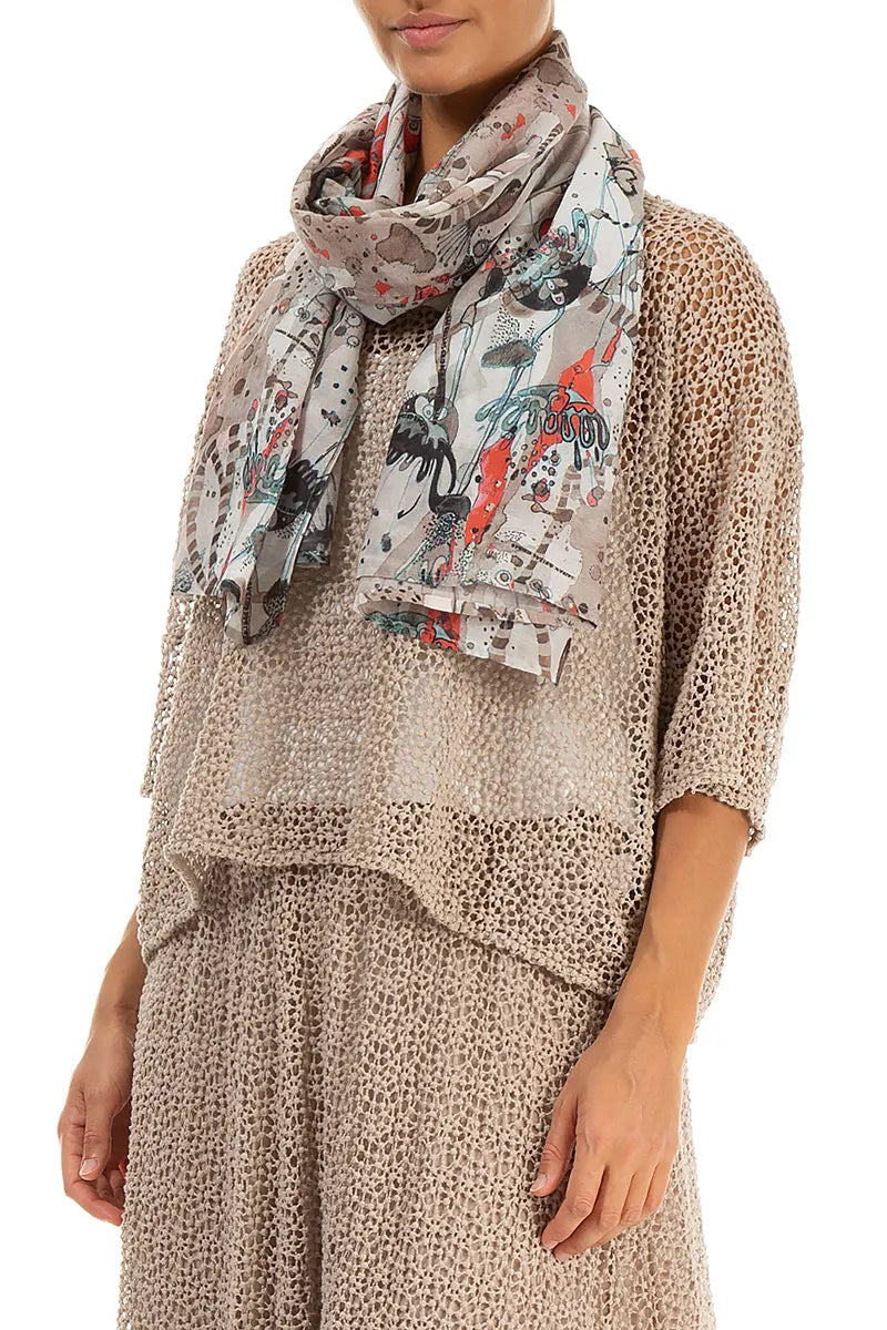 Savannah Silk Cotton Scarf 3