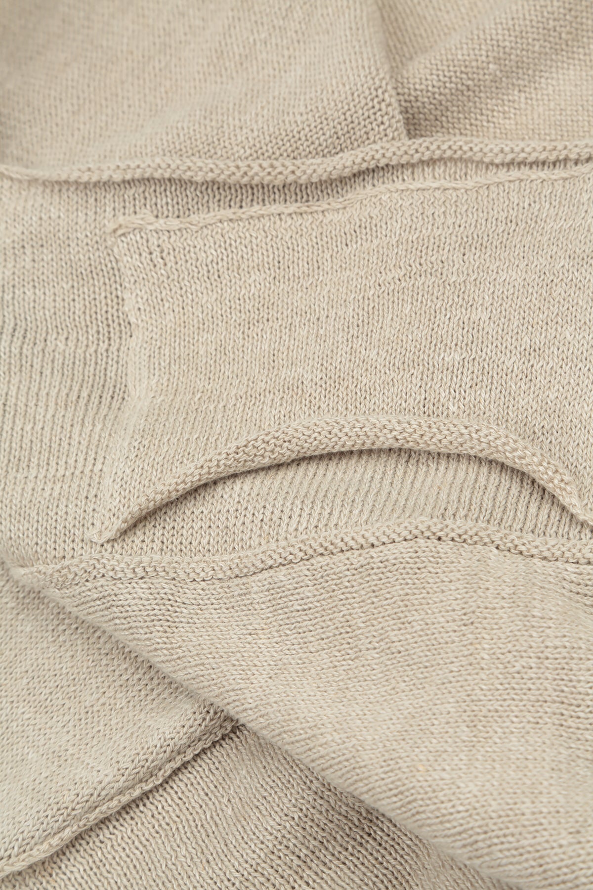 Seam Detail Natural Linen Cardigan 6