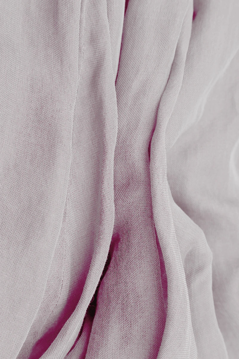 Single Button Lilac Silk Cotton Blazer Jacket 5