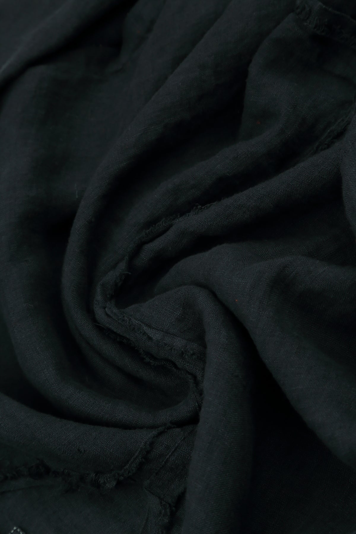 Sleeveless Ruffled Black Linen Top 6