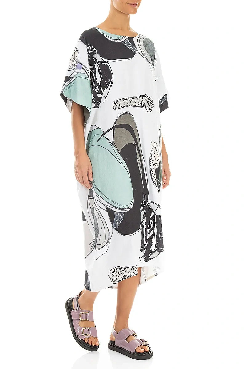 Tumbled Stone Easy Linen Dress 3