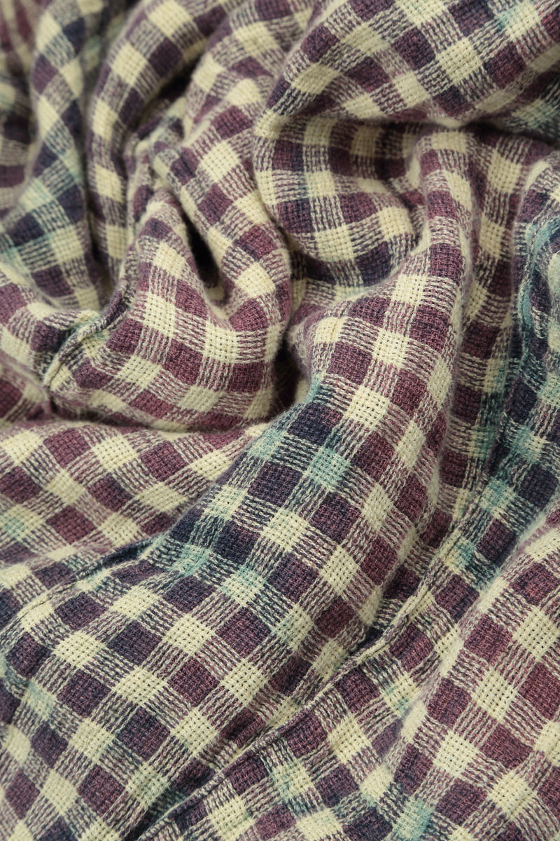 Watercolour Check Linen Shirt 6