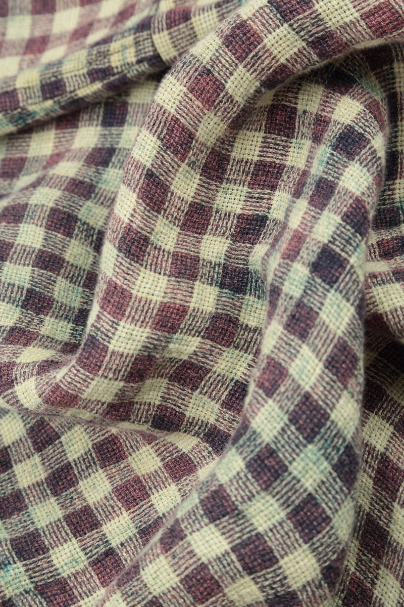 Watercolour Check Linen Shirt 7