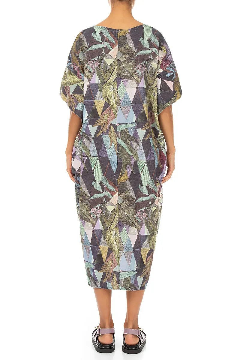 Art Mosaic Easy Linen Dress 2