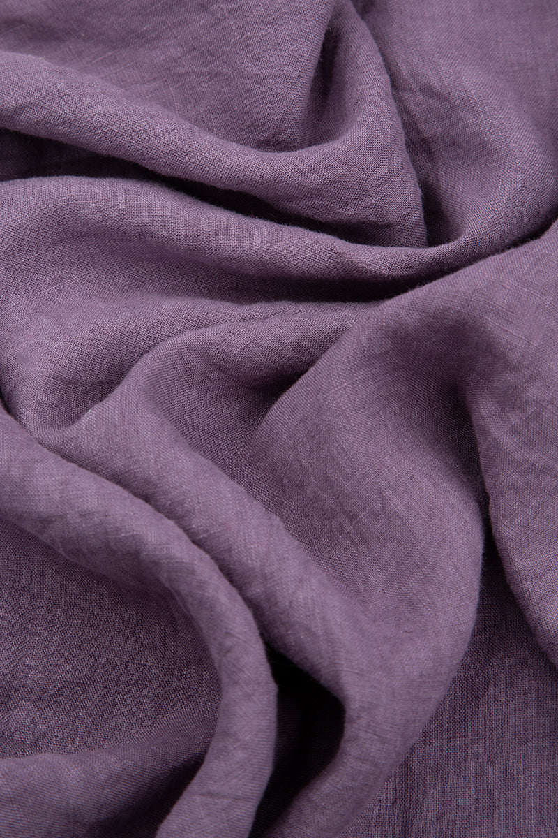 Loose Amethyst Linen Shirt 5