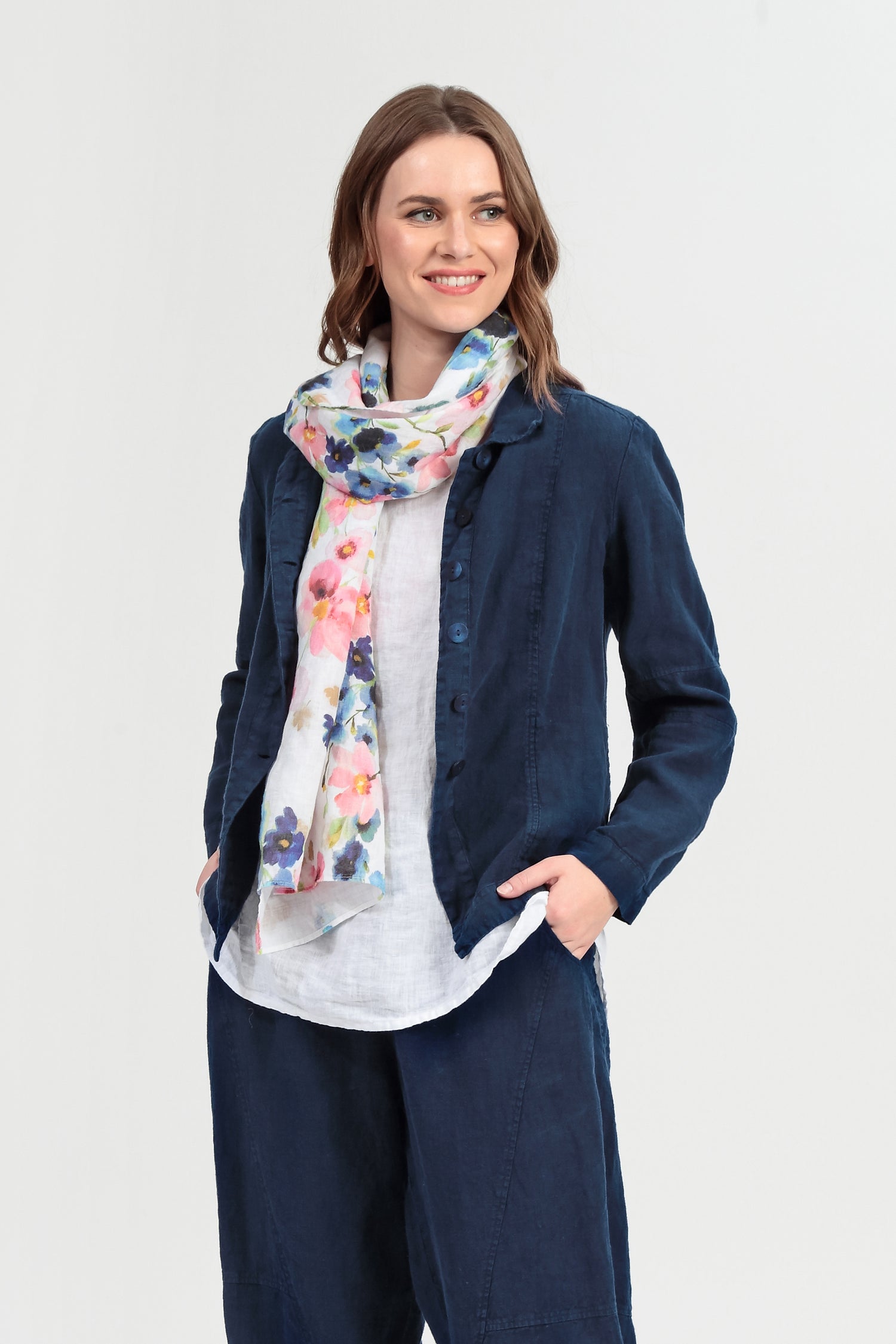 Primrose Linen Scarf 5