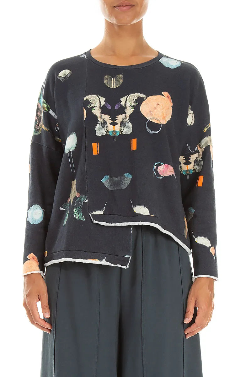 Asymmetric Fairy-Tale Cotton Blouse 1