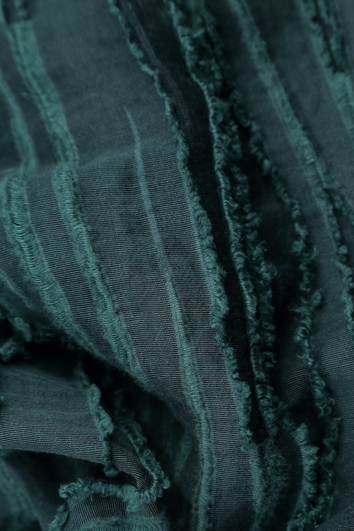 Balloon Deep Turquoise Fray Weave Dress