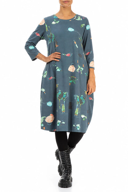 Balloon Fairy-Tale Cotton Dress