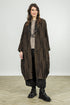 Balloon Truffle Brown Fray Weave Jacket 1