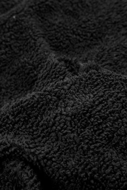 Black Teddy Cotton Gilet 5