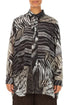 Boxy Wild Ink Textured Silk Shirt 1