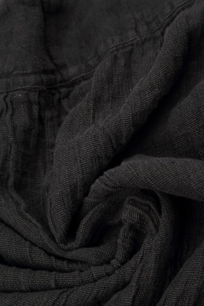 Bubble Charcoal Mélange Linen Trousers 4