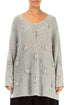 Bubbles Greige Wool Sweater 1