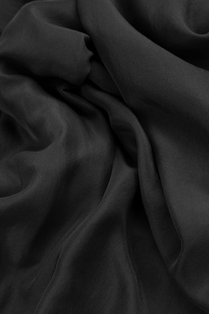 Buttoned Black Silk Bamboo Jacket 5