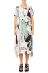 Buttoned Tumbled Stone Silk Bamboo Dress 1
