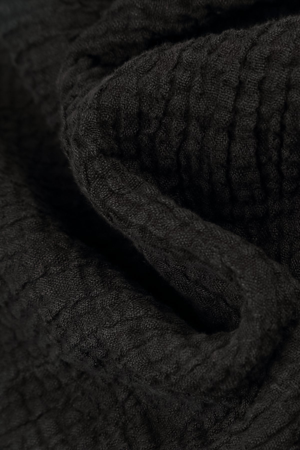 Charcoal Textured Linen Trousers 4