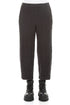 Charcoal Textured Linen Trousers 1