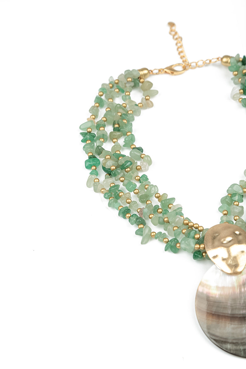 Coastal Grove Moss Necklace 6