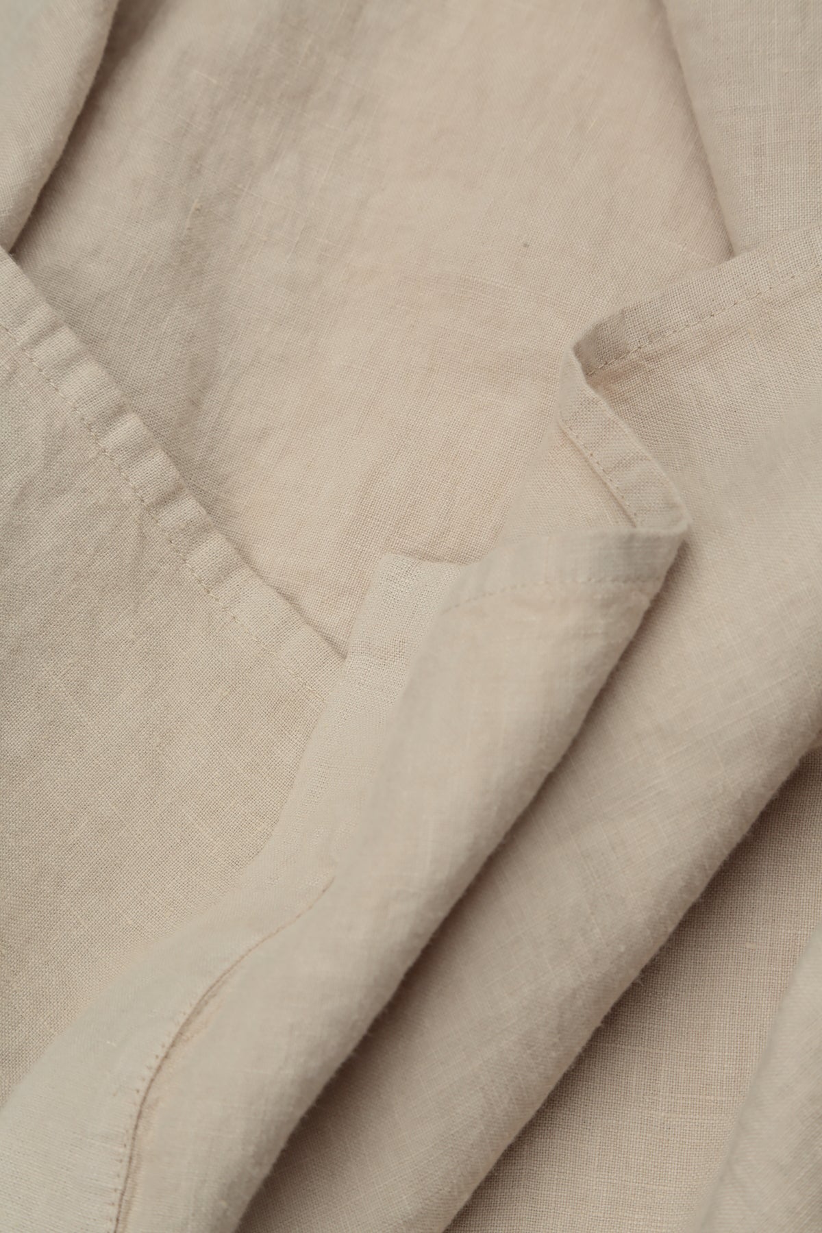 Collar Beige Linen Jacket 5
