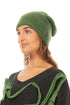 Dark Sage Wool Beanie Hat 1
