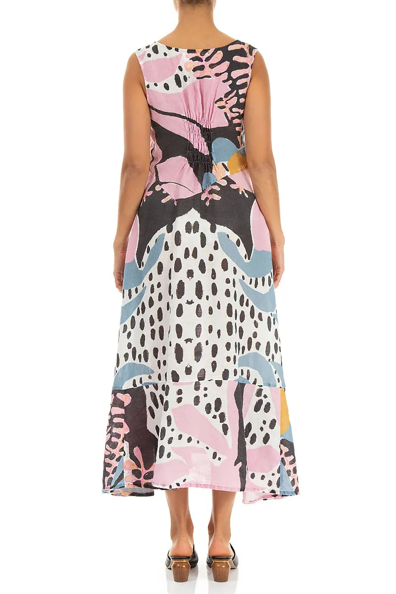 Desert Bloom Linen Dress 3