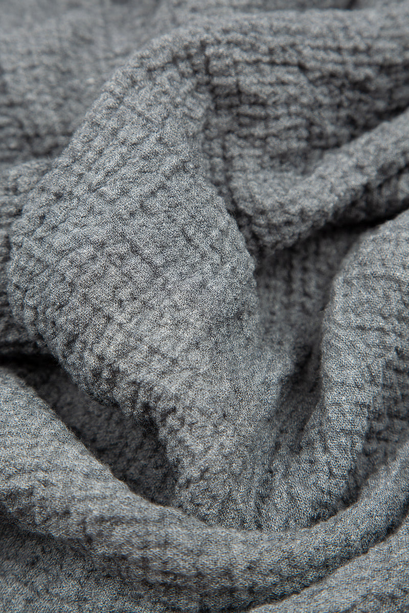 Flared Grey Wool Tunic 5