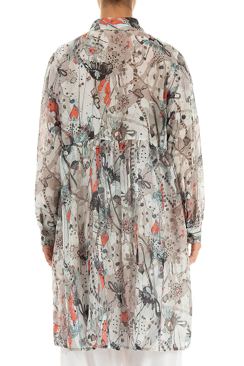Flared Savannah Silk Cotton Jacket 2