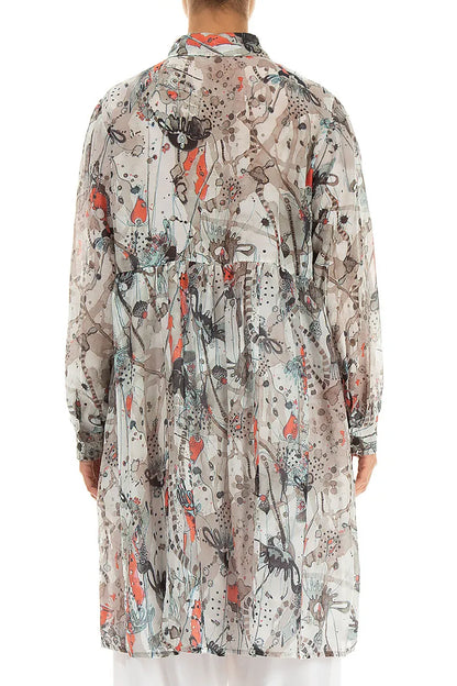 Flared Savannah Silk Cotton Jacket 2